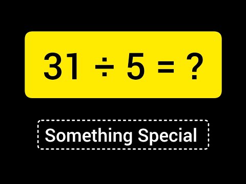 31 Divided by 5 ||31 ÷ 5 ||Long Division with One digit Divisor ||Quotient, Remainder ,Dividend