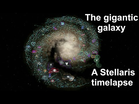 The gigantic galaxy | A Stellaris timelapse