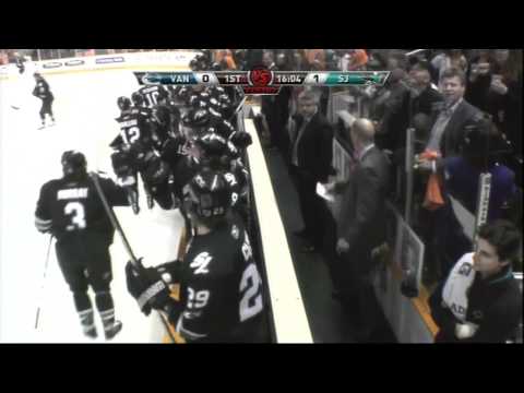 Marleau's Game 3 goal vs Canucks (1-0)