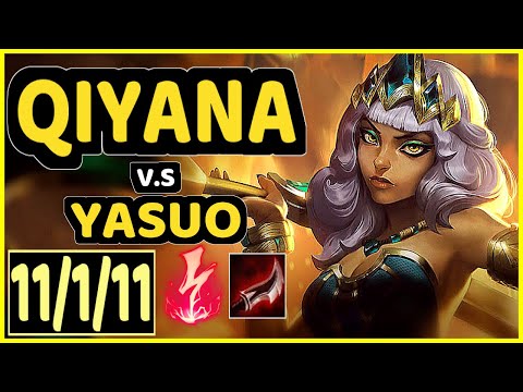 SERTUSS (QIYANA) vs YASUO - 11/1/11 KDA MID CHALLENGER GAMEPLAY - EUW