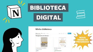  - Como criar sua biblioteca no Notion | Com nova barra de progresso