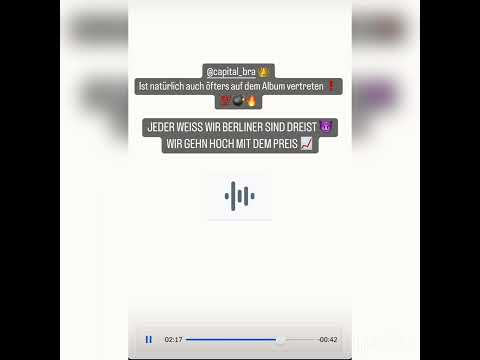 CAPITAL BRA X NGEE -  HOCH MIT DEM PREIS (Hörprobe)