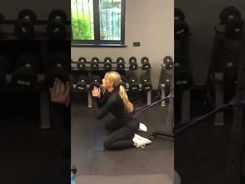 Banded Kneeling Hip Thrusts