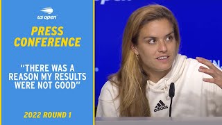 Maria Sakkari Press Conference | 2022 US Open Round 1