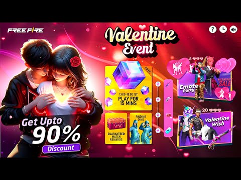 Valentine Event Free Fire 2026 💥😯, Rose Emote Return | Free Fire New Event | Ff New Event