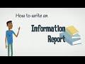 How To Write An Information Report EasyTeaching