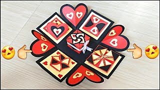 Valentines day gift for boyfriend / DIY valentines day explosion box