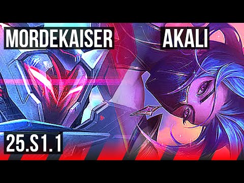 MORDEKAISER vs AKALI (TOP) | BR Grandmaster | 25.S1.1
