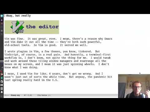 The True Frownies are the Friends We Made Along the Way: An Anecdote of Emacs's Malleability