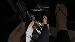 ￼Tamanco Feminino Tira Dedo Fio Dental Salto Kitten Bico Quadrado Baixo Fino Elegante  Verão Iris