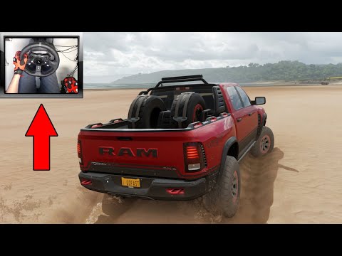 RAM Rebel TRX Concept - Realistic Driving in Forza Horizon 4 Logitech g920 Steering Wheel