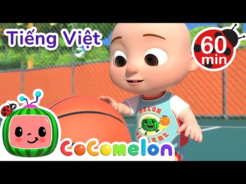 Bài Hát Bóng Rổ | Bài hát dành cho trẻ em | CoComelon Lồng tiếng việt - Karaoke dành cho trẻ em