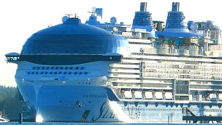 Star of The Seas testing HORN | World's new BIGGEST cruise ship