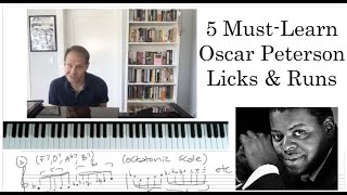 5 Must-Learn Oscar Peterson Licks and Runs