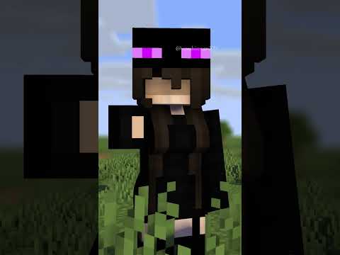 Save endermite from enderman - minecraft animation #shorts