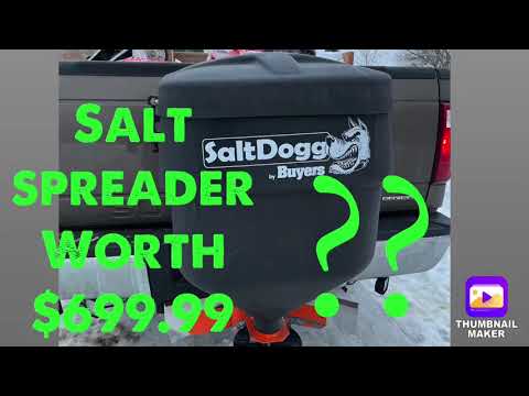 Salt Dogg tailgate spreader review