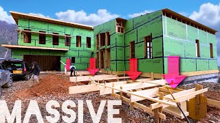 Construction Of A Mega Sized Modern Home Pt 66 | Final Foundation Work!