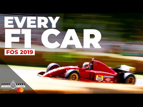 Every F1 car run at Goodwood Festival of Speed 2019