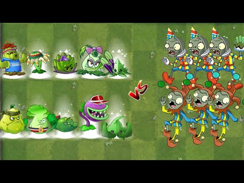 Plants Vs Zombies 2 | Mod All Plants ( Max Level )  With All Mint vs Jester Zombie | PVZ 2 - 8.2.2