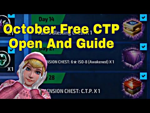 Got Best CTP? October Free CTP Showcase And Guide 2022 - Marvel Future Fight