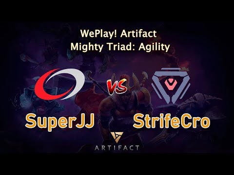 SuperJJ vs StrifeCro - Group H | Artifact Mighty Triad: Agility | WePlay!