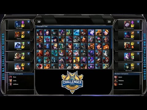 [NO CAST] Team Dragon Knights vs Fusion | Game 1 S5 NACS Spring 2015 Week 3 Day 1 | TDK vs FSN W3D1