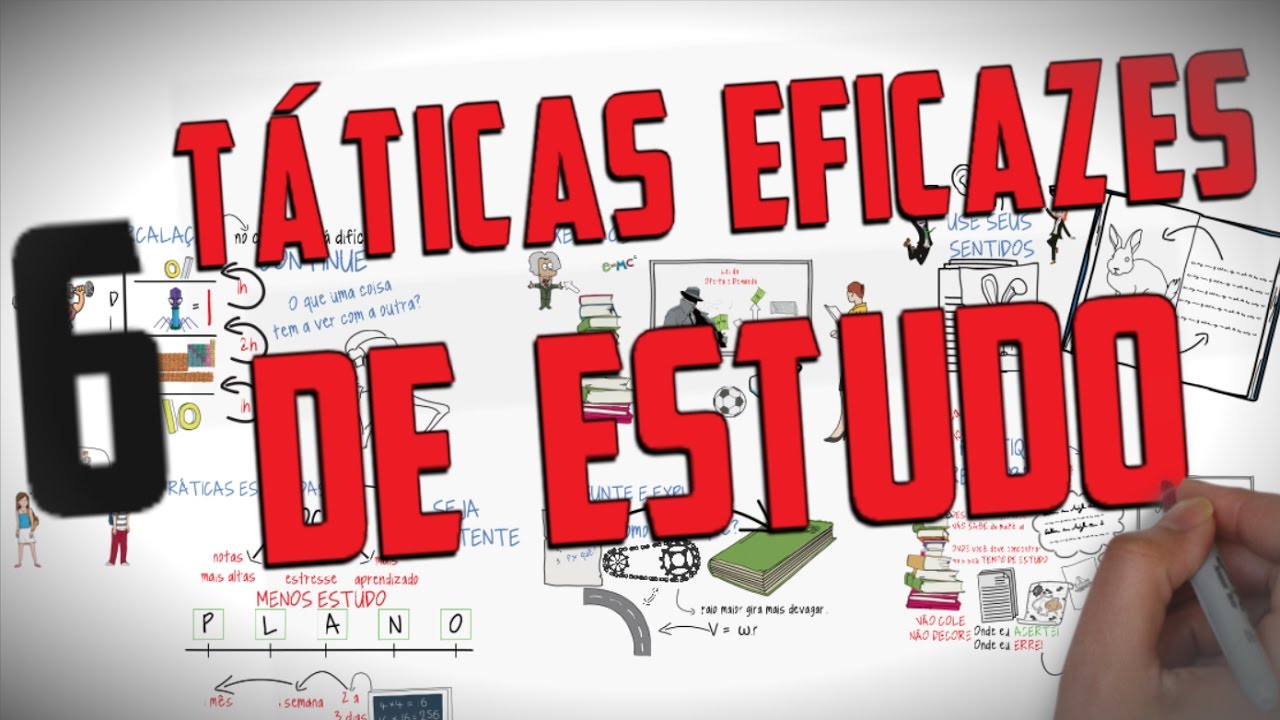 6 GRANDES TÁTICAS de ESTUDO | Seja Um ESTUDANTE Melhor | Estude de forma eficaz