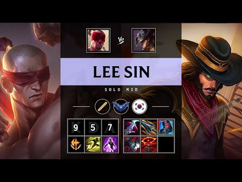 Lee Sin Mid vs Twisted Fate - KR Diamond Patch 25.19