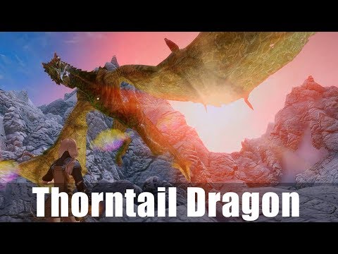Skyrim Creature Mod: Thorntail Dragon