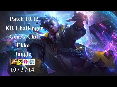 Gen.G Clid - Ekko Jungle vs Graves - KR Challenger Highlights