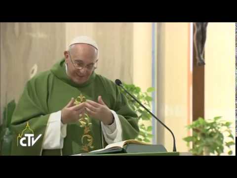HOMILIA DO PAPA FRANCISCO - 10/10/2014 - Dublado pela Pascom Lapa