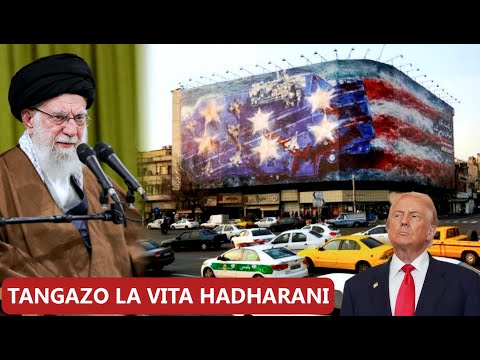 HALI NI TETE: IRAN YAONYESHA TANGAZO LA VITA KATIKATI YA JIJI, YAZUA HOFU KWA MAREKANI NA ISRAEL 