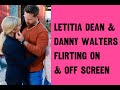 Letitia Dean Danny Walters Flirting On And Off Screen Sharon Keanu Eastenders Sheanu