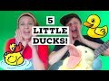 5 Little Ducks Went Out One Day With Action Lyrics
