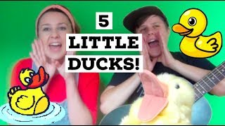 5 Little Ducks Went Out One Day with action lyrics gameplay video by BethSLP, 2:23 duration