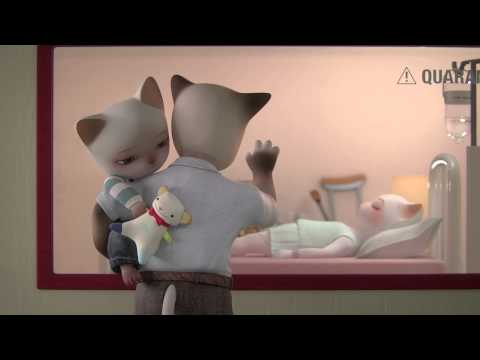 trois petit chats 3d animated short film