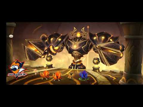 summoners war: STEEL FORTRESS B 10 farmable speed team!