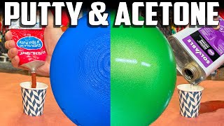 Hide 3D print layer lines with Acetone and Glazing Putty