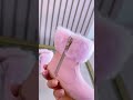 Botinha Infantil Rosa Laço Pompom Com Pelúcia e Zíper