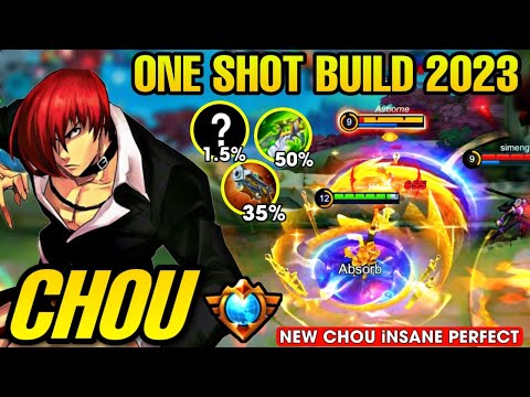 NEW CHOU INSANE PERFECT ONE SHOT BUILD (Must Try) BEST BUILD 2023