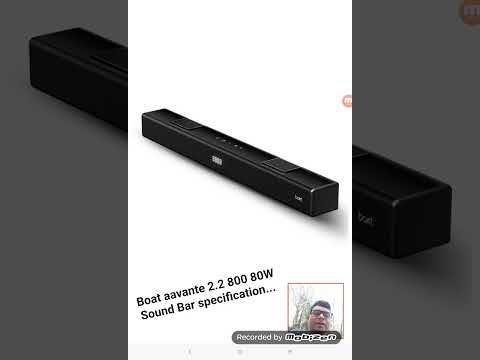 Thumbnail for boat aavante 2.2 channel 800 80W soundbar specification #soundbar