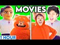 MOVIES WITH ZERO BUDGET! (FUNNY TURNING RED, ENCANTO, DISNEY PIXAR, & MORE!) *LANKYBOX 1 HOUR VIDEO*