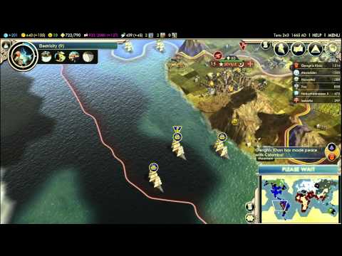 Let's Play Civilization V: Gods & Kings; Swedish Flood (Deity) P4