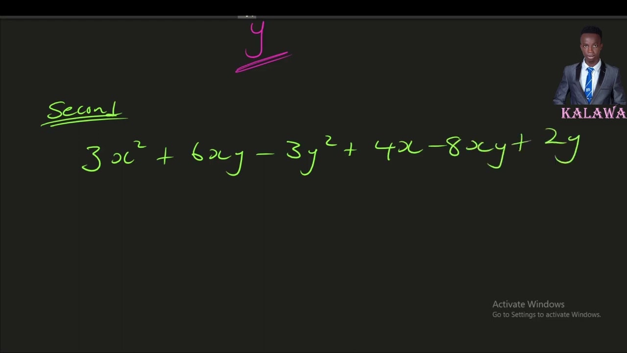 Practical Exercises and Solutions in Algebraic Expression E1