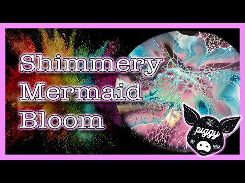 🐷 #4 This Little Piggy - Shimmery Interference Bloom with TLP Mermaid and Sequins 🐷