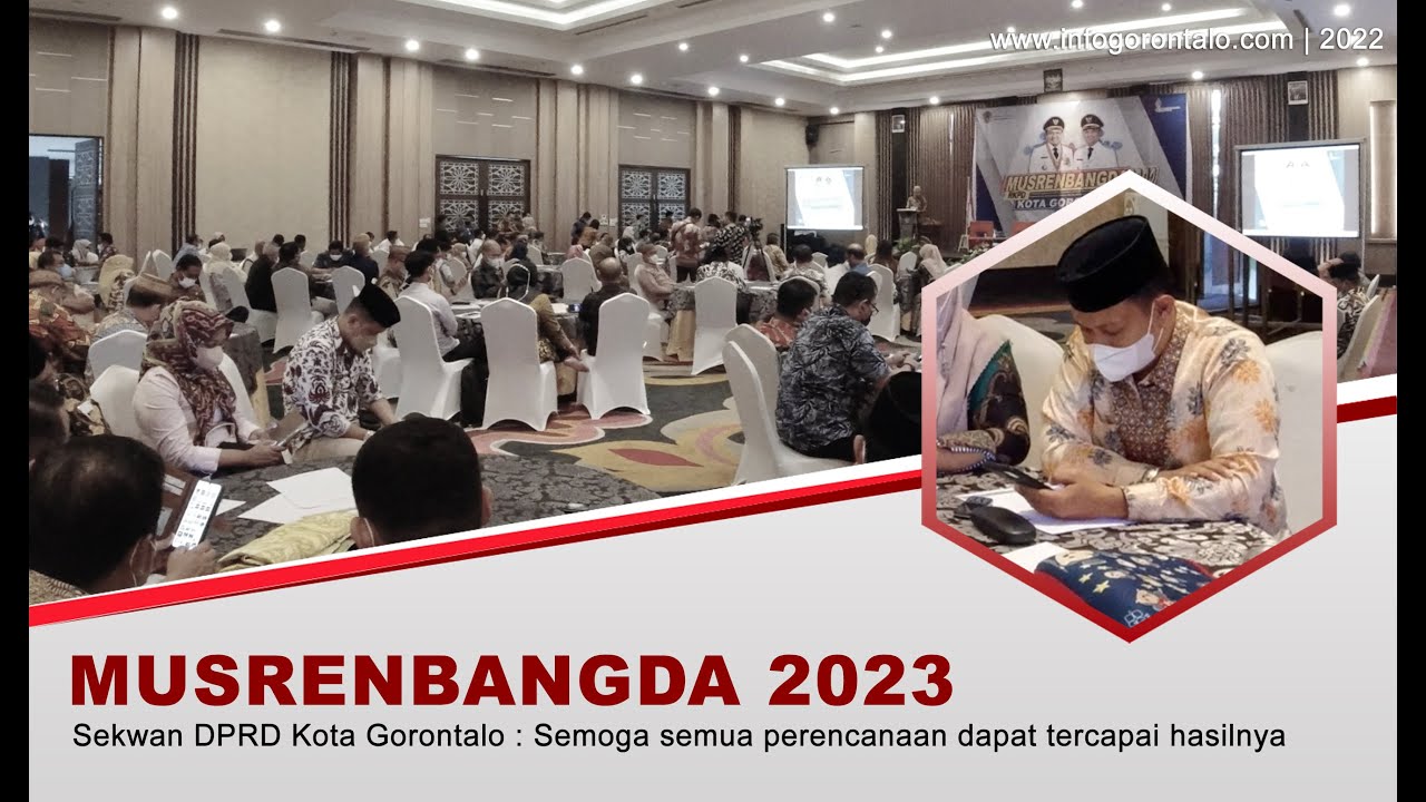 Hadiri Musrenbangda 2023, Sekwan : Semoga Semua Perencanaan dapat tercapai hasilnya