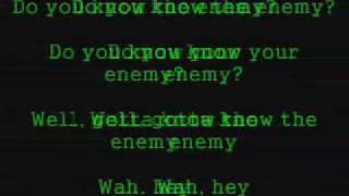 Know Your Enemy - Green Day - Lyrics