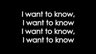 KONGOS - I want to know (Lyrics)