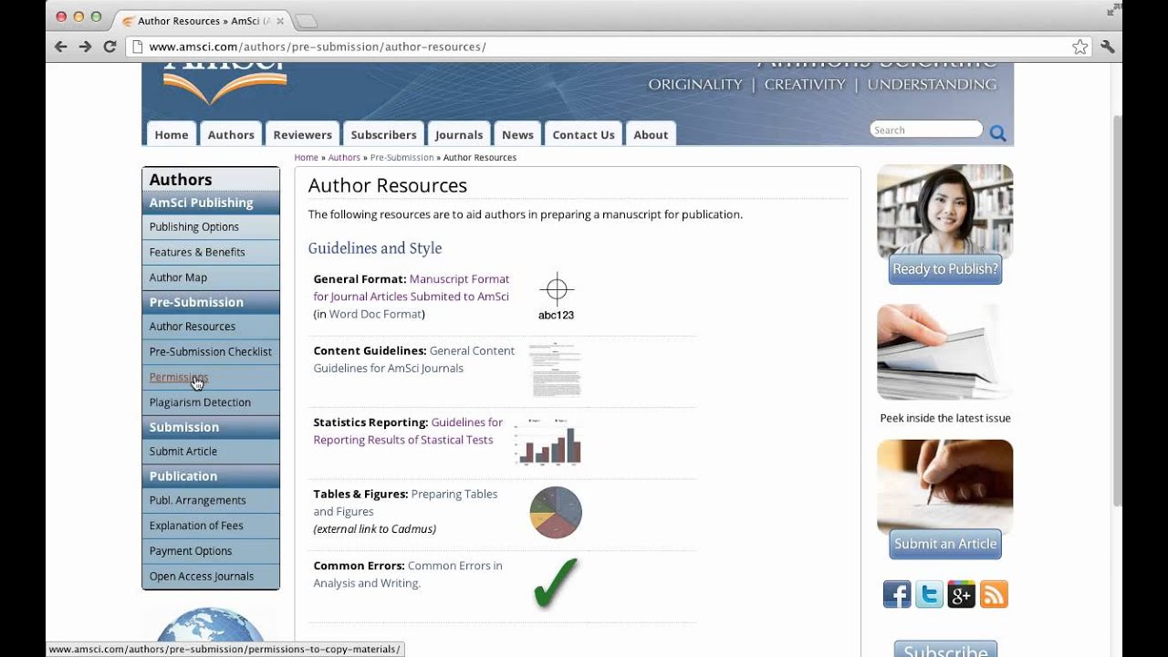 Tutorial 1. Manuscript Preparation