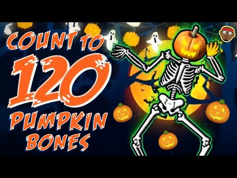 Halloween Count to 120 Rap for Kids | Redoo Just Dance Skeletons | 120 Pumpkin Bones 🎃 | PhonicsMan